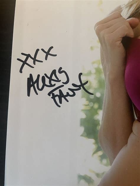 Alexis Fawx Hot! autographed signed Sexyvv Porn Star 8x10 .